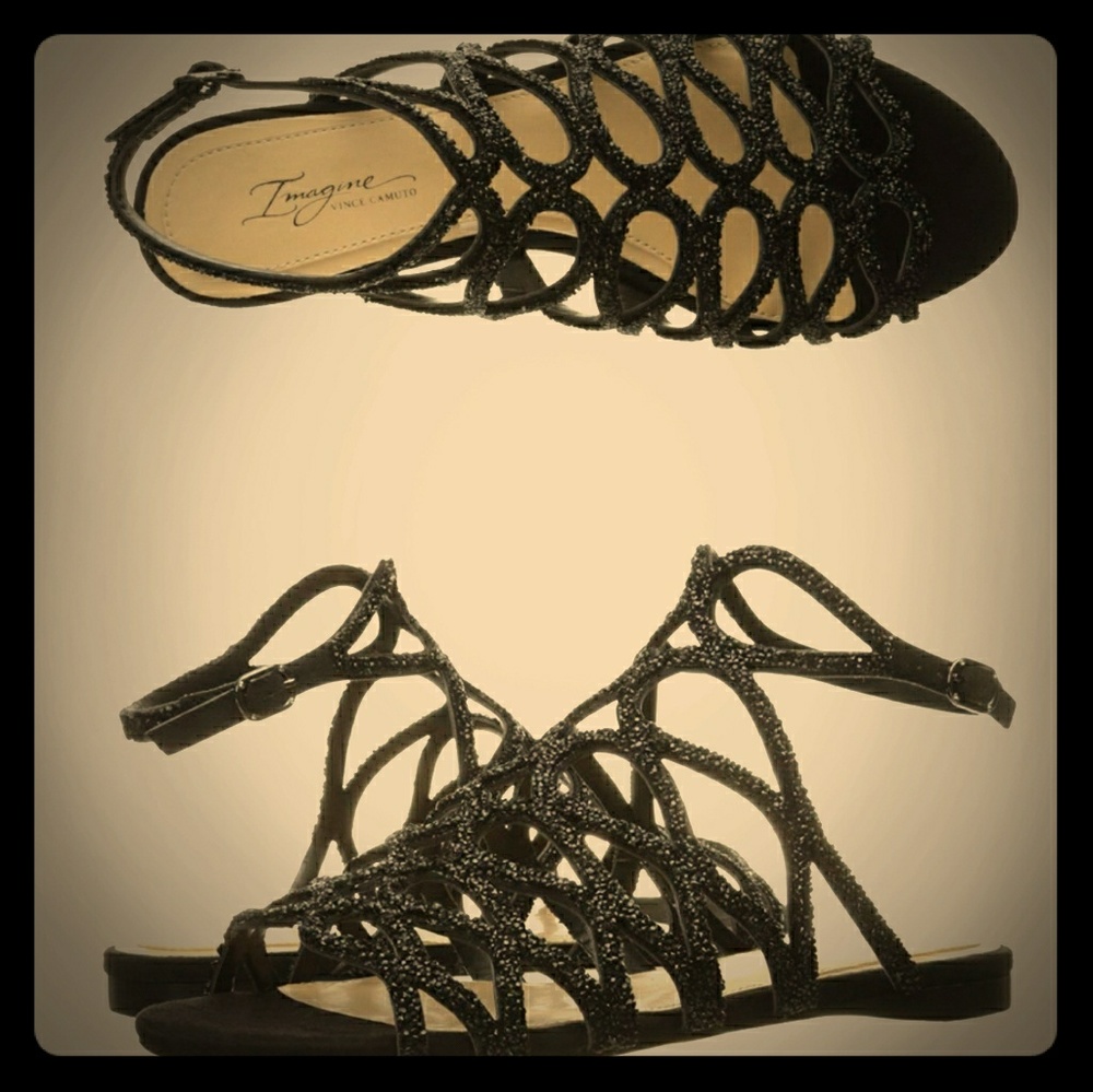 Imagine by Vince Camuto Ralee Flat Sandals NWOB